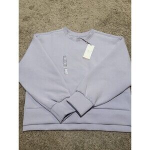 Calia Women's Soft Scuba Crew Sweatshirt - Misted Lilac, Size S Nwt
